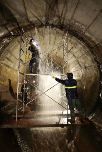 贵州六盘水3.9km排洪卧管结构修复及突涌水害治理