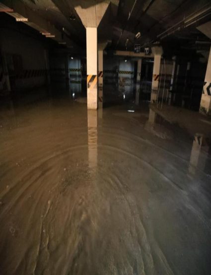 四川南充君汇上品地下室水害治理