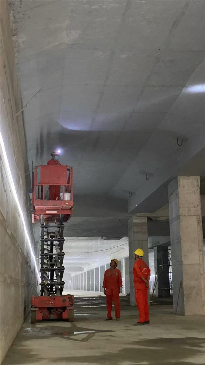 成都地铁19号线结构及色差修复